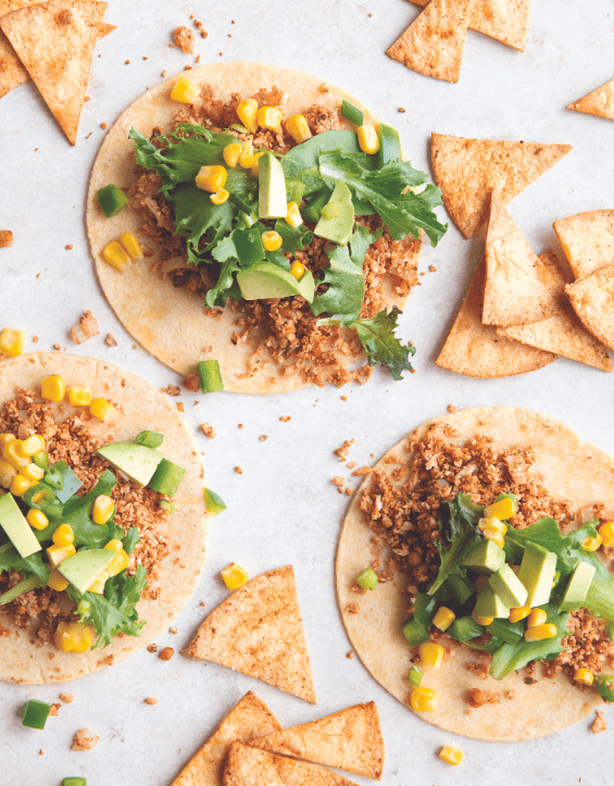 Cauliflower Tacos with Cilantro Lime Sauce