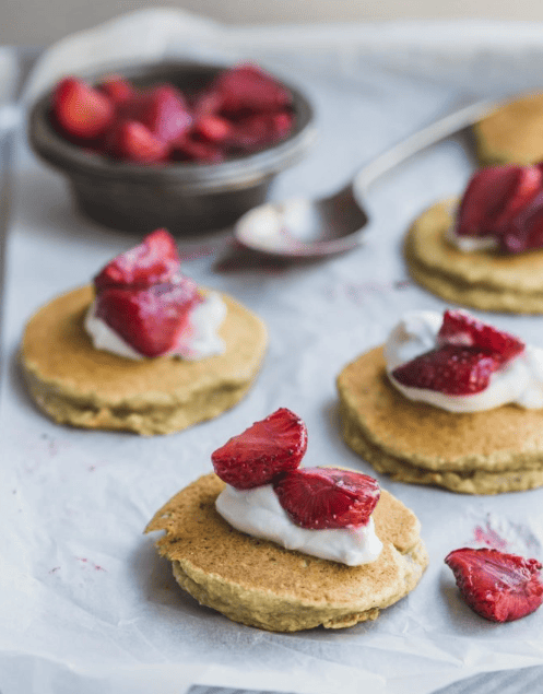 Coconut Gluten-free Vegan Pancakes with Banana