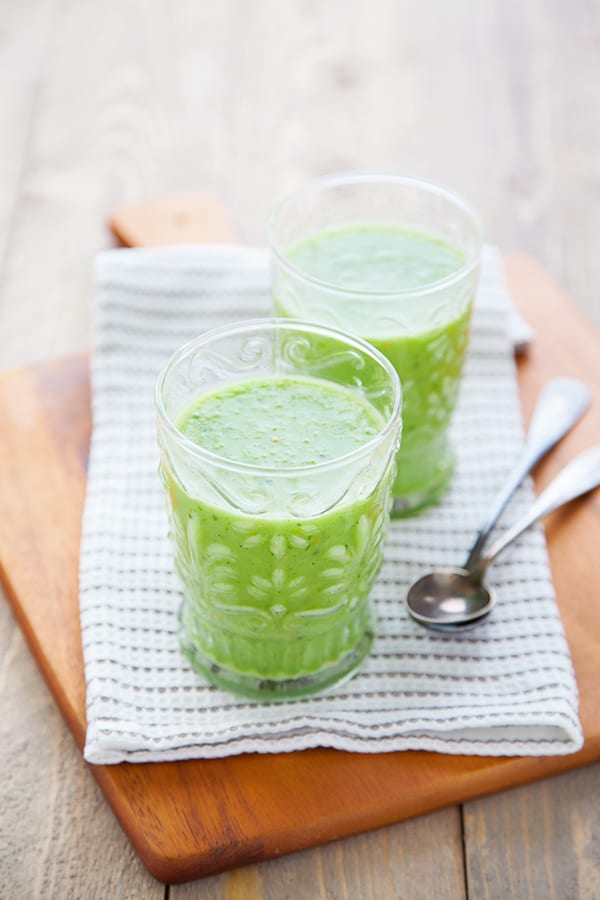 GASPACHO DE TOMATES VERTES