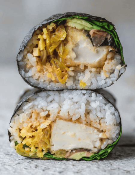 Sushi Burrito with Crispy Tofu
