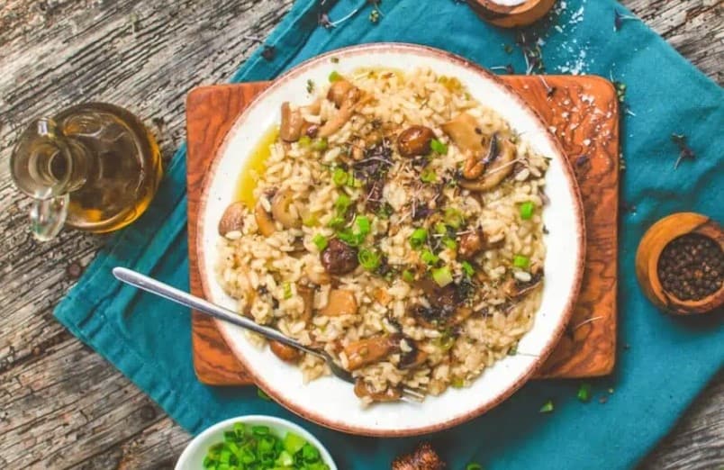 Vegan Mushroom Risotto